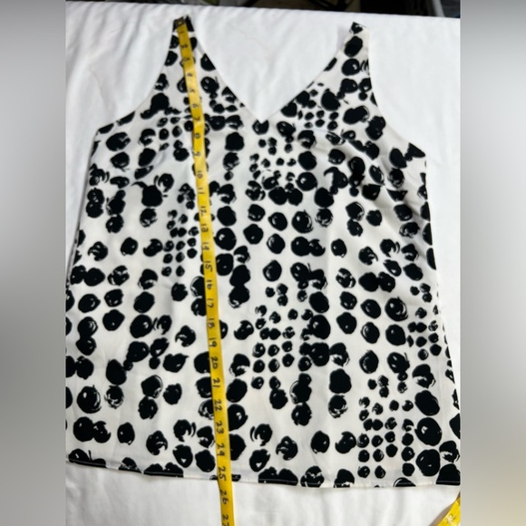 BANANA REPUBLIC Black and white dot tank‎ size M - Picture 12 of 12